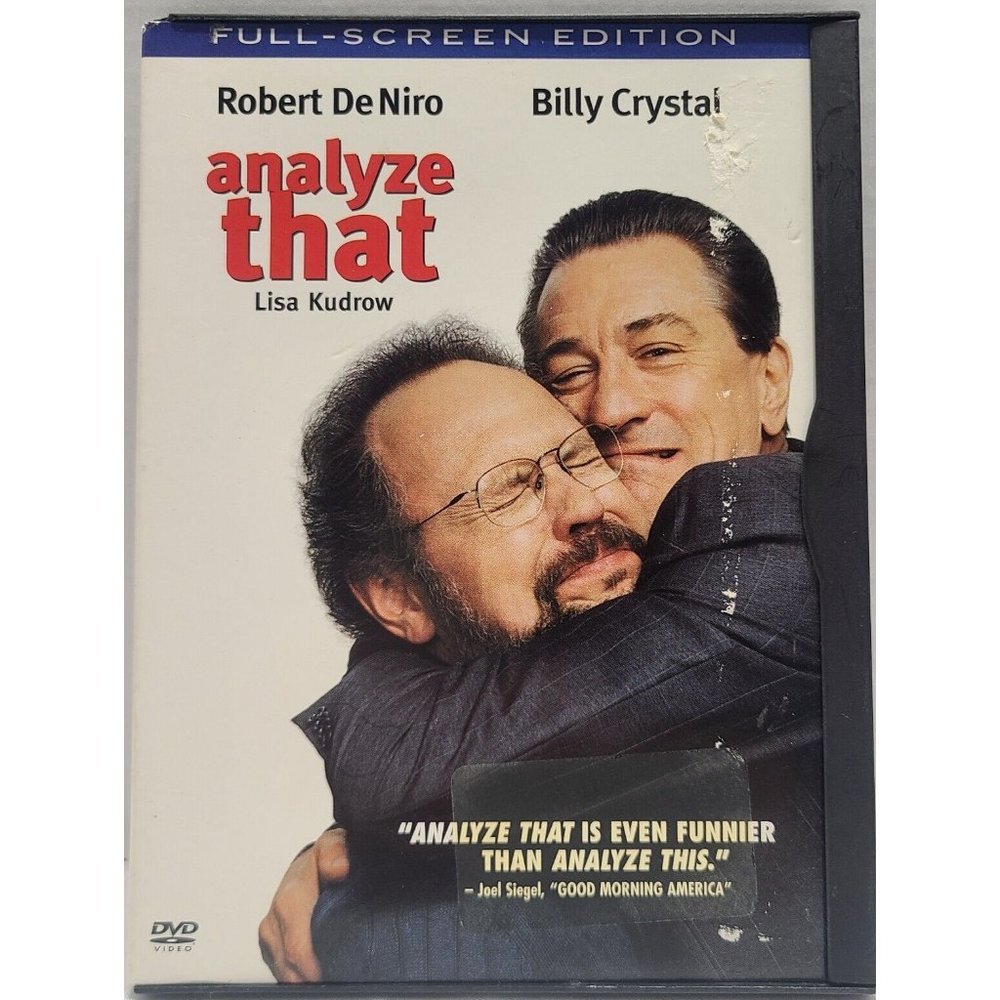 Analyze That (DVD, 2003, Full Frame)